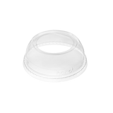 98mm PET Plastic Dome Lids - Wide Opening - 1,000 ct