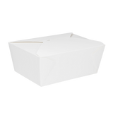 110 fl oz Fold-To-Go Box #4 - White - 160 ct