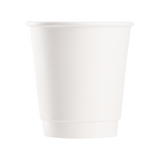 10oz Insulated Paper Hot Cups - White (90mm) - 500 ct