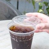 12-24 OZ PET Flat Lids 1,000 ct
