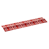 Tamper Evident Labels, 1 1/2” x 2 1/3” - 2,500 pcs/Pack