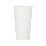20oz Eco-Friendly Paper Hot Cups - White (90mm) - 600 ct