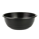 32 oz Black Plastic Microwavable Teriyaki Bowl - 1 case (300 ct)