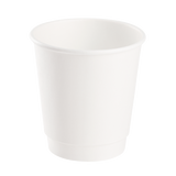 10oz Paper Hot Cups - White (90mm) - 1,000 ct