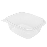 32 oz PET Plastic Hinged Deli Container - 200 ct