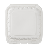 9''x9" Compostable Bagasse Hinged Containers - 200 ct