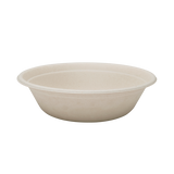 32oz Bagasse Bowl, Round, Natural - 500 ct