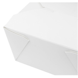 30 fl oz. Fold-To-Go Box #1 - White - 450 ct