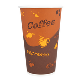 16oz Paper Hot Cups - Coffee (90mm) - 1,000 ct