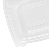 16oz PET Plastic Hinged Deli Container - 200 ct