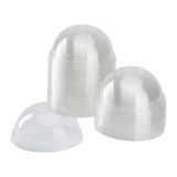 98mm PET Plastic Dome Lids - 1,000 ct