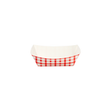 Food Tray - Shepherd's Check (Red) - 2.0 lb