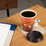 8oz Paper Hot Cups - Coffee (80mm) - 1,000 ct