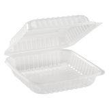 9"x 9" PP Plastic Hinged Containers - 200 ct