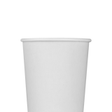 12oz Paper Hot Cups - White (90mm) - 1,000 ct
