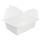 110 fl oz Fold-To-Go Box #4 - White - 160 ct