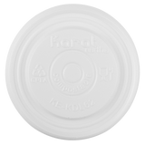 20oz PP Plastic Food Container Flat Lids (127mm) - 600 ct