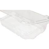 9" x 5" PET Plastic Hinged Containers - 250 ct