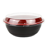 Clear Lid for 32 oz Plastic Microwavable Teriyaki Bowl - 300/cs