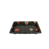 Sakura Pattern Sushi Tray w/Clear Lid Combo (7.5" x 5.25" x 1.75") - 1 case (400 set)