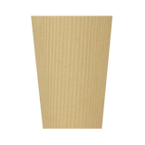 16oz Ripple Paper Hot Cups - Kraft (90mm) - 500 ct