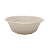 40oz Bagasse Bowl, Round, Natural - 500 ct