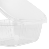 32 oz PET Plastic Hinged Deli Container - 200 ct