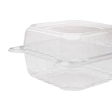 6''x6'' PET Plastic Hinged Containers - 500 ct