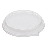 PET Plastic Dome Lid for 24 oz. Bagasse Bowls - 200 ct