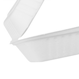 6''x6'' Compostable Bagasse Hinged Containers - 500 ct