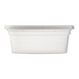 8oz PP Plastic Injection Molded Deli Containers & Lids - 240 ct,