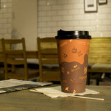 16oz Paper Hot Cups - Coffee (90mm) - 1,000 ct