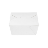 30 fl oz. Fold-To-Go Box #1 - White - 450 ct