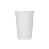 12oz Paper Hot Cups - White (90mm) - 1,000 ct