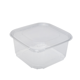 64oz PET Tamper Resistant Deli Container with Flat Lid 200 Sets