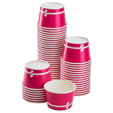 20oz Food Containers - Pink (127mm) - 600 ct