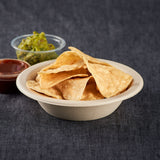 12 oz (350ml) Bagasse Bowl, Round, Natural - 1,000 ct