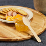 Wooden Compostable Heavy Weight Tasting Spoon - 4,000 ct