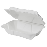 Bagasse Hinged Containers.Choose Size And Color From Drop Down Menu