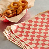 Red Check Deli Sandwich Wrap Paper
