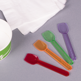 Plastic Gelato Spoons - Rainbow - 2,000 ct