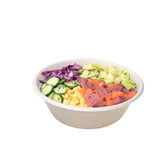 40oz Bagasse Bowl, Round, Natural - 500 ct
